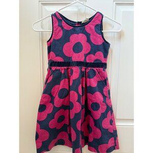 Mini Boden Fuchsia Floral Dress